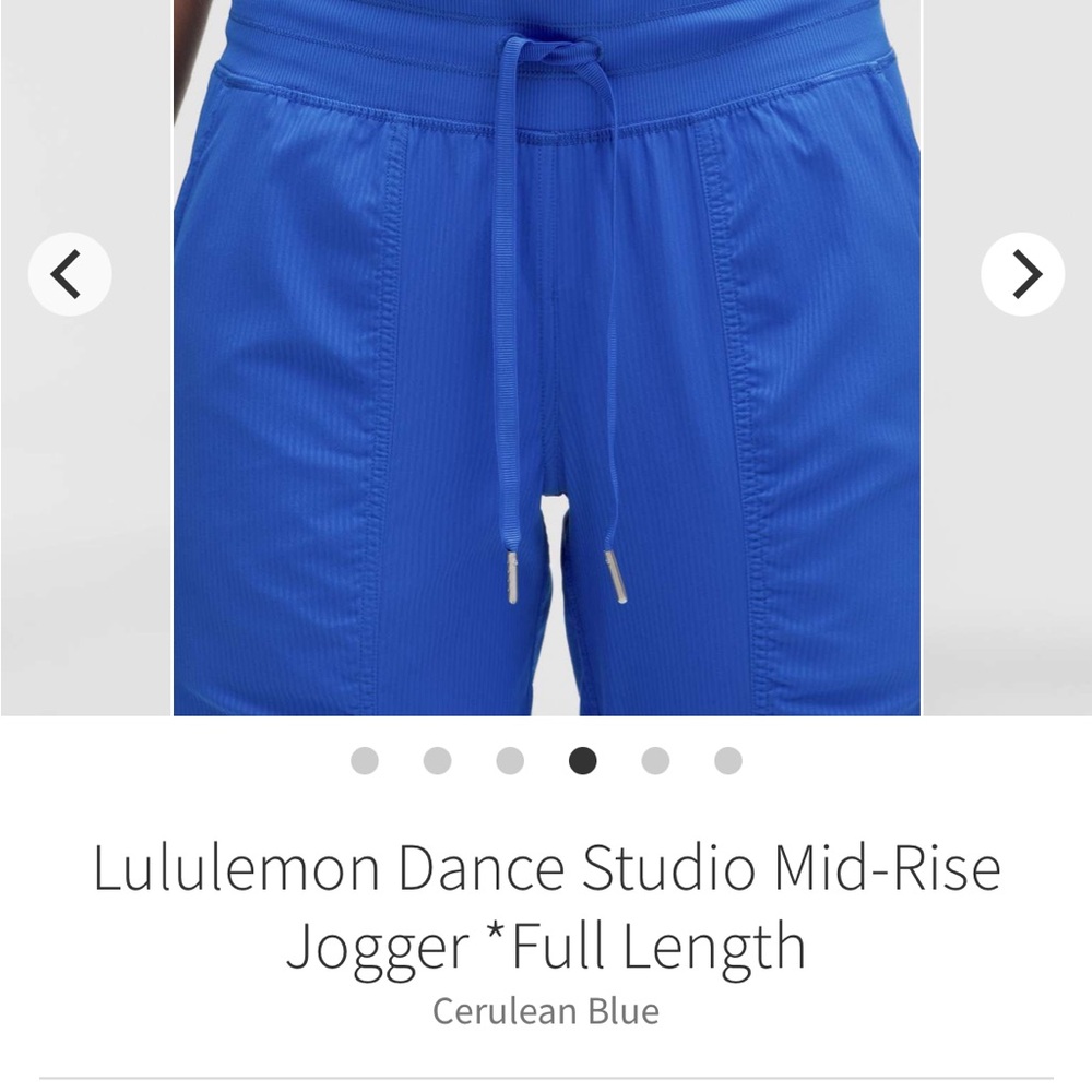 lululemon athletica Blue studio Track Pants - Picture 10 of 11